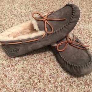 Authentic grey Ugg moccasins